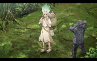 「Dr.STONE」×スニッカーズのコラボCMより。