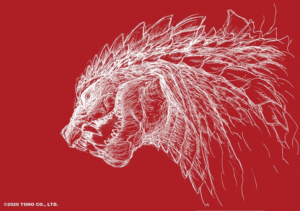 ゴジラデザインの一部。