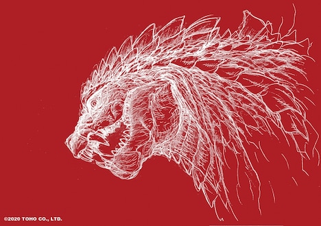 ゴジラデザインの一部。