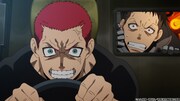 「炎炎ノ消防隊 弐ノ章」第拾伍話「三色混戦」の先行場面カット。