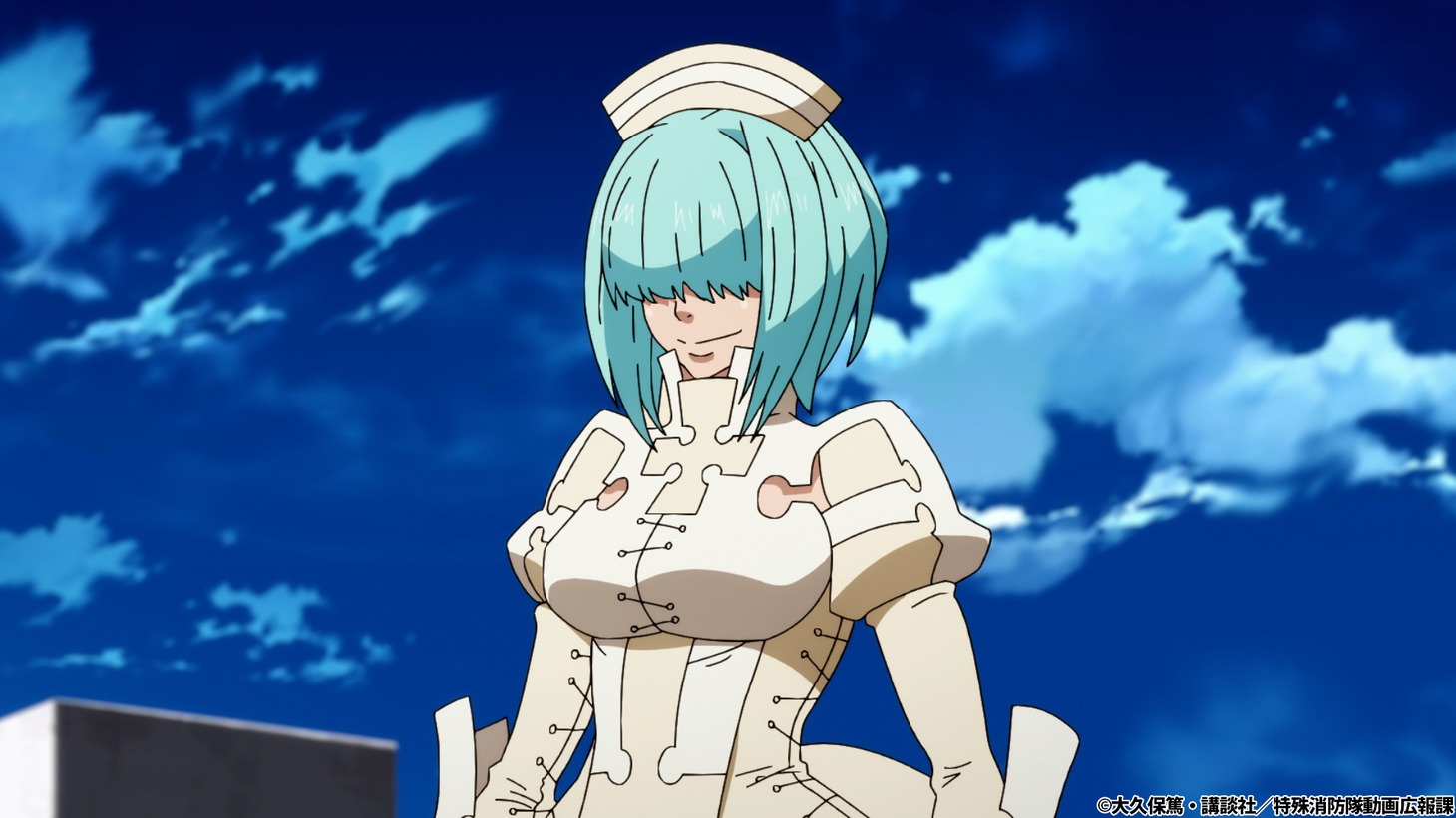 リツ（CV：大久保瑠美）。因果の「守リ人（メイド）」。死体を“焔ビト”として操ることができる。