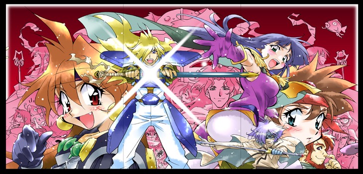 「スレイヤーズ」新装版に使用されているイラスト。