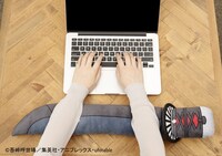 PCクッションの使用例。