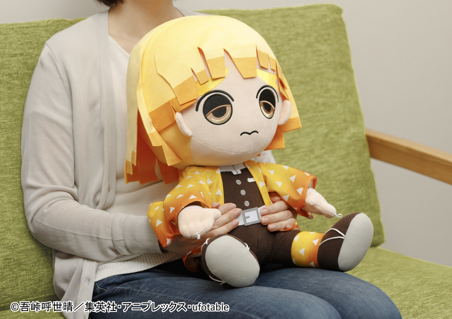 PCクッションの使用例。