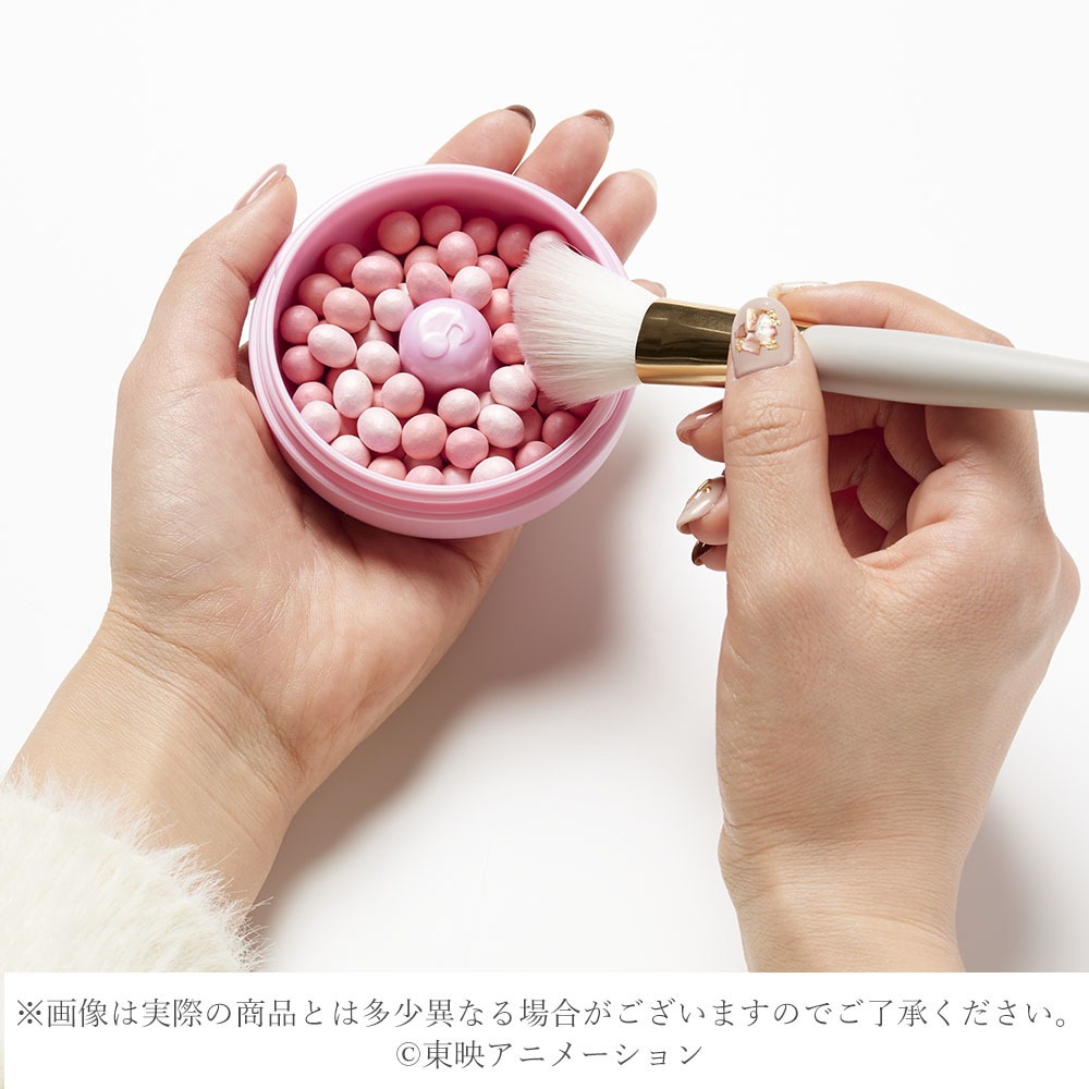 「Pirika Pirilala 見習いタップカラーボールチーク」使用イメージ