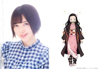 鬼頭明里と竈門禰豆子。