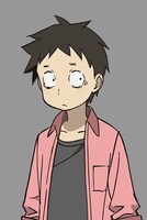 ジーン（CV：清水尋也）。製作アシスタント。ポンポさんの下で映画づくりのノウハウを学んでいる。映画をこよなく愛する映画通で、観た映画だけではなく現場で学んだこともすべてメモしている。映画監督に憧れながらも自分には無理だと諦めかけていたが、ポンポさんに大抜擢され映画監督デビューを果たす。時間があればどこまでもこだわり通すタイプ。