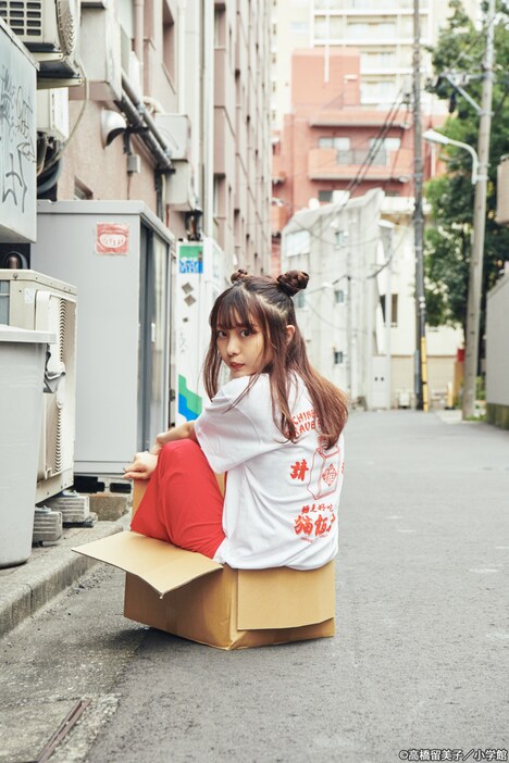 「らんま1/2」グッズを着用したブラジル（MIGMA SHELTER）。