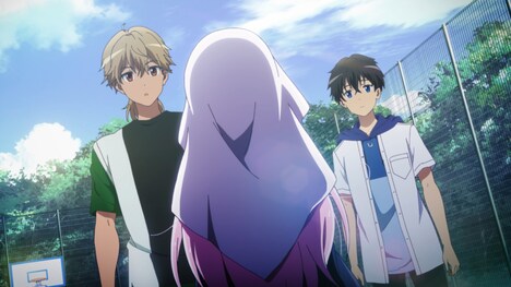 TVアニメ「神様になった日」第1話「降臨の日」より。