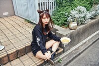 「らんま1/2 猫飯店ロングスリーブTシャツ」着用イメージ