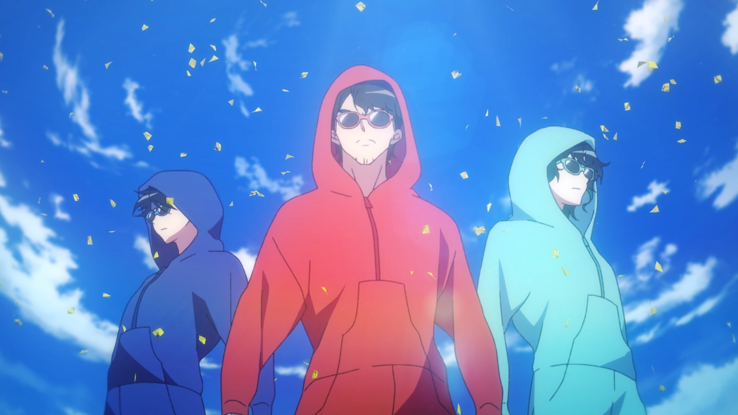 アニメ「体操ザムライ」オープニング映像より。