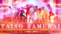 アニメ「体操ザムライ」オープニング映像より。