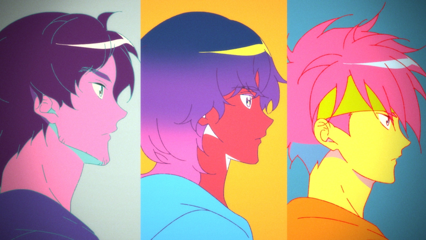 アニメ「体操ザムライ」オープニング映像より。