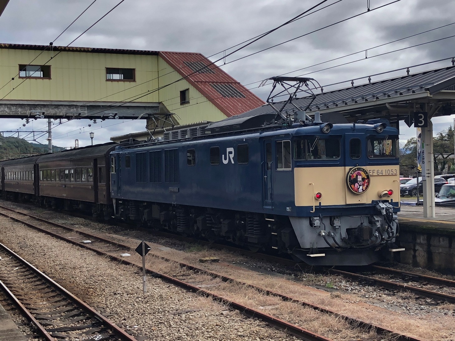 コラボ仕様の「SLぐんま よこかわ」。（JR東日本提供）