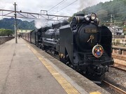 コラボ仕様の「SLぐんま よこかわ」。（JR東日本提供）