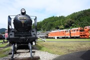 碓氷峠鉄道文化むらの屋外展示場。