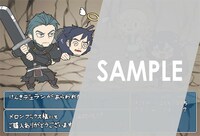 メロンブックス各店で配布される描き下ろしイラストカード。