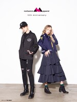 「ノイタミナアパレル」の10年目を記念したビジュアル。