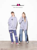 「『ミナとノイタン』ビックシルエットパーカー」