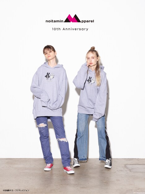 「『ミナとノイタン』ビックシルエットパーカー」