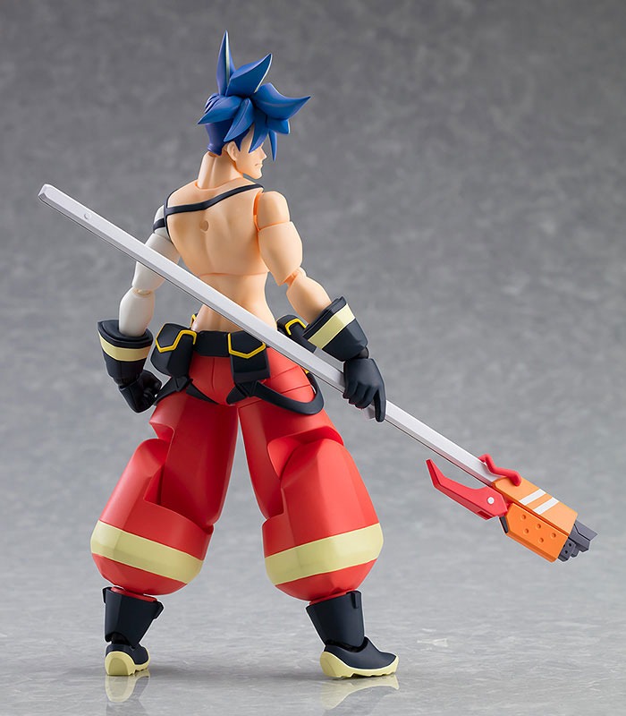 「figma プロメア ガロ・ティモス」ガエンギアを構えた姿。