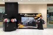 高崎駅のコラボの様子。（JR東日本提供）