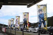 横川駅でのコラボの様子。
