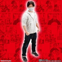 「CHARA-MASK 横山三国志」の着用イメージ。