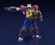 「スーパーミニプラ GEAR戦士電童」ガトリングボアの装着イメージ。