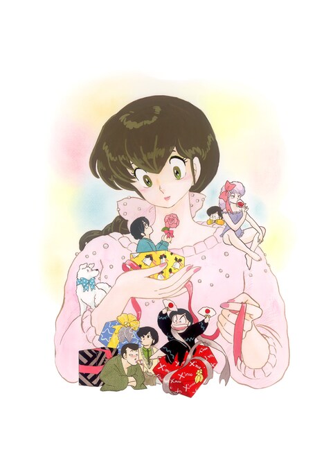 「めぞん一刻」イラスト (c)高橋留美子