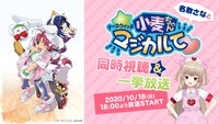 名取さなと「ナースウィッチ小麦ちゃんマジカルて」同時視聴＆一挙放送の告知画像。