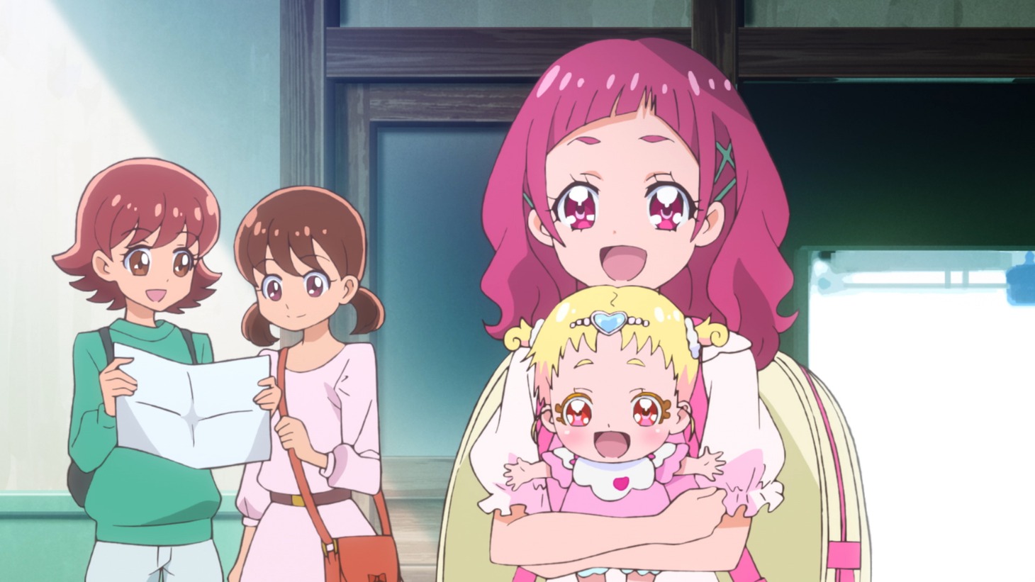 「映画プリキュアミラクルリープ みんなとの不思議な1日」オープニング映像より。