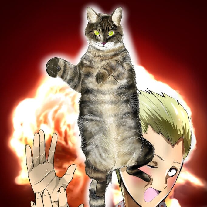 クソ編集者を殺そうとしゃべる猫が凶器片手に大暴れ ヤングエースup新連載 コミックナタリー