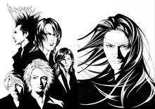 上條淳士が描いたBUCK-TICKのイラスト。