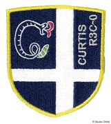 「紅の豚 アイロンワッペン カーチス」