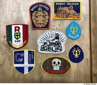 アイロンワッペン全8種。