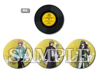 「一番くじ 『ヒプノシスマイク-Division Rap Battle-』Rhyme Anima」H賞の「Fling Posse レコード型メタリック色紙」。