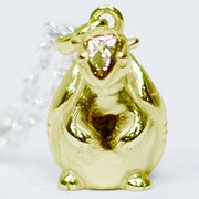 「『吸血鬼すぐ死ぬ』ジョンネックレス（真鍮ver.）」