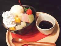 「クリームあんみつ」