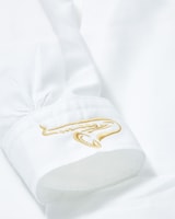 刺繍したシャツの例。