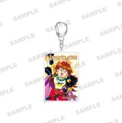 「スレイヤーズ」のアクリルキーホルダー。