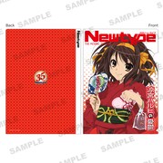 「涼宮ハルヒの憂鬱」のクリアファイル。