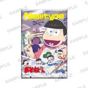 「おそ松さん」のスクエア缶バッチ。