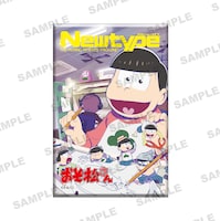 「おそ松さん」のスクエア缶バッチ。