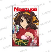 「涼宮ハルヒの憂鬱」のスクエア缶バッチ。