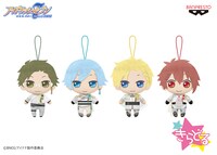 「アイドリッシュセブン きらどるぬいぐるみ ～Second BEAT!～ vol.1」より、二階堂大和、四葉環、六弥ナギ、七瀬陸。