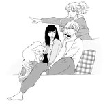 「三日月とネコ」のカット。(c)ウオズミアミ/集英社