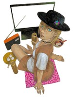 「波よ聞いてくれ」イラスト