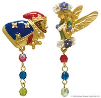 「耳をすませば ピアス 輝く鉱石」