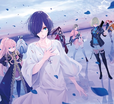 「魔女大戦 32人の異才の魔女は殺し合う」扉イラスト (c)河本ほむら・塩塚誠/コアミックス